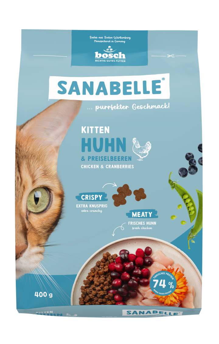 Sanabelle Katzen-Trockenfutter Kitten Huhn